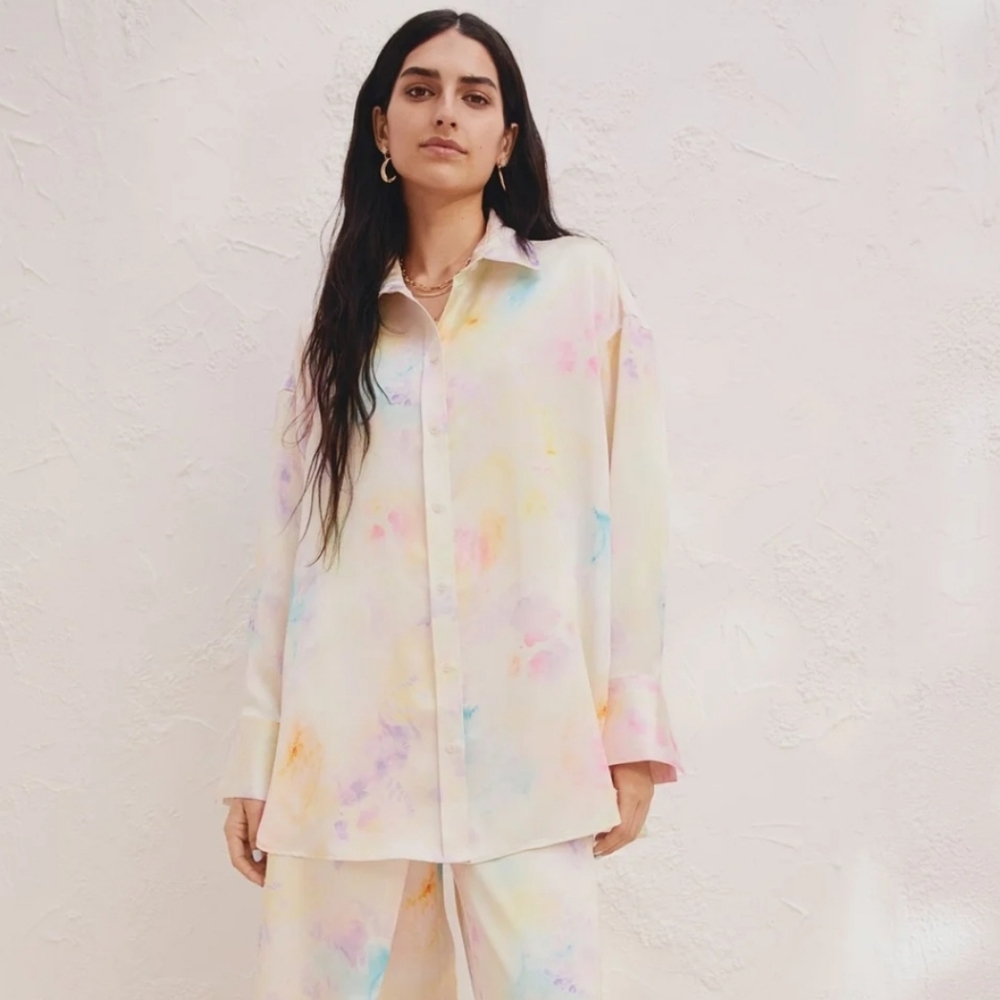 H&M Limited Ramadan Modest Collection Satin Blouse